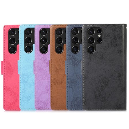 Stilsäkert Dubbelfunktion Plånboksfodral - Samsung Galaxy S23 Ultra