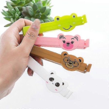 4 kpl/setti Pussinsulkijat Välipala Ruokatarvikkeet Välipalojen Sulkemisklipsi Uudelleenkäytettävät Keittiövälineet|Pussinsulkijat