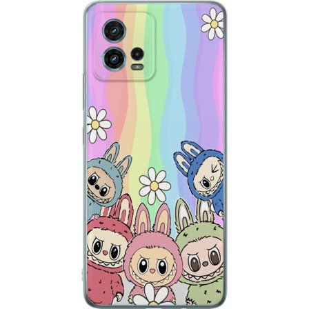 Kompatibelt Mobilskal till Motorola Motorola Moto G72 Regnbage