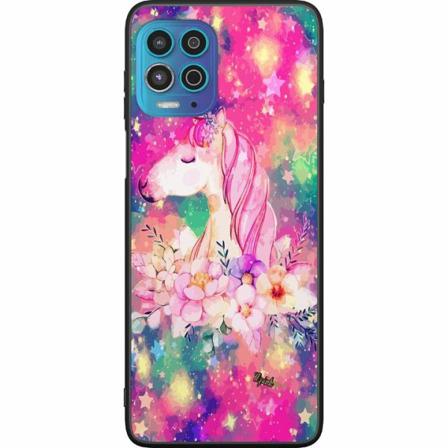 Motorola Moto G100 Svart Skal Unicorn Enhörning