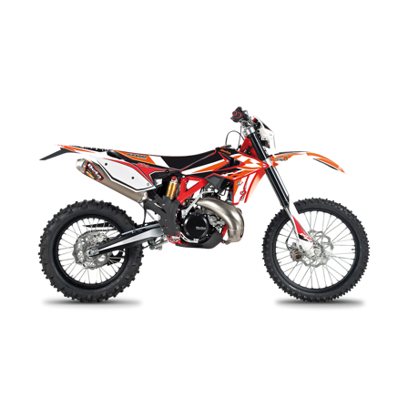 Kit Adesivi Completo Blackbird Dream 4 con Coprisella Rosso-Bianco-Nero - Beta RR 390 4T 2015-2017