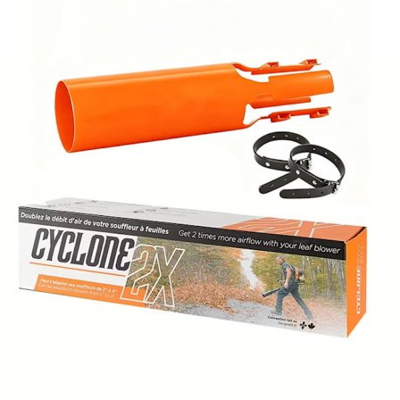 Løvblåser Luftforsterker, Luftstrømforsterker for Blåser, Turbo Dyseforlengelse Øker Hastighet og Kraft for Hage-, Plen- og Oppkjørselrydding