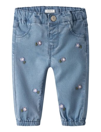 name it Nbfrose Shaped R Emb Jeans 5321-Yb - Blue - 80