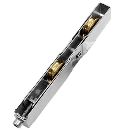 Enkelrörelse Patio Dörrrullar Heavy Duty Glas Patio Dörrhjul Montering