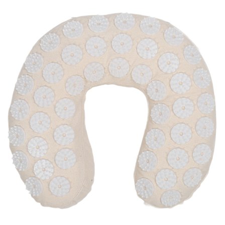 Akupressur nakkepute U-formet memory foam cervical pute for smertelindring og akupunktmassasje