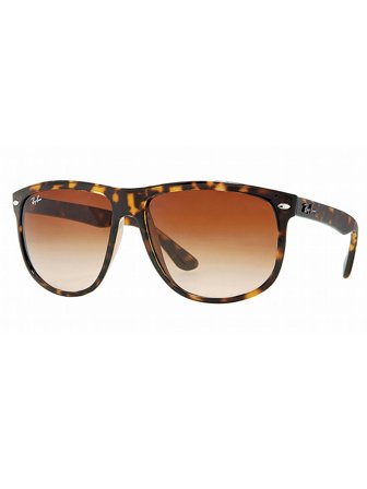 Ray Ban highstreet Men's sunglasses with a frame made of plastic in brown and plastic lenses in brown gradient