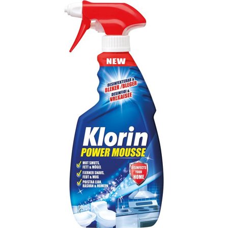 KLORIN Grovrengöring Power Mousse 500ml - Lyreco - Städ och hygien - Rengöringsmedel - Grovrent
