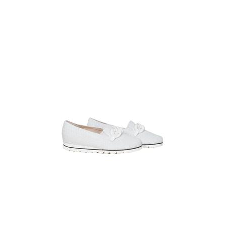 Hartford, Hassia Pisa 3-301539-0200 Weiss/Wit Wit, Dames, Maat:36 EU,leer,gevlochten