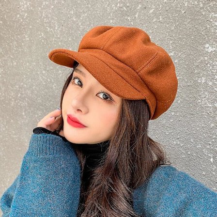 Dam Vintage Baker Boy Keps Plattkeps Beret Hatt Vinter Newsboy Hatt db