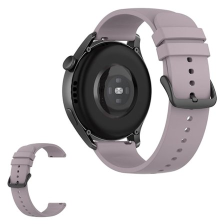 22 mm universellt enkelt klockarmband - Ljuslila