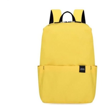 Ryggsäck - TECH DISCOUNT - 38cm - Gul - 16L - 2 sidofickor