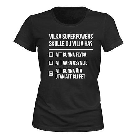 Äta Utan Att Bli Fet - T-SHIRT - DAM