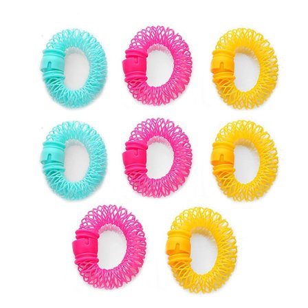 8st/ set Hårrullare Hårrullar Hår Curly Wave