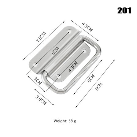 Kaappi Flight Case Kiinteät huonekalut Hardware Taitettava kahva