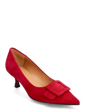 Pumps Shoes Heels Pumps Classic Rød Billi Bi*Betinget Tilbud