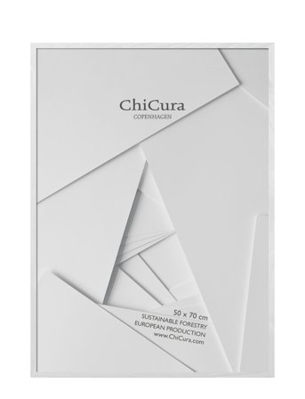 ChiCura Wooden Frame - 50X70Cm - Acrylic - White - 50X70CM