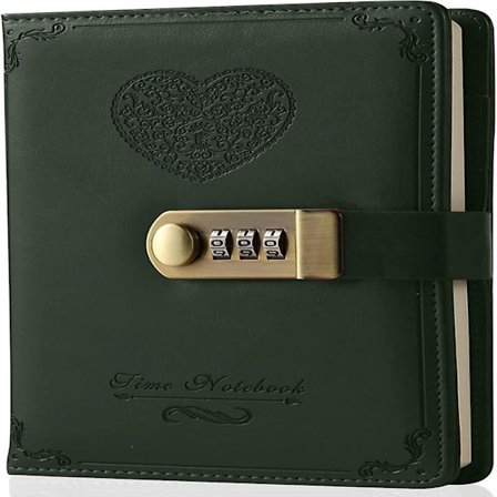 Dagbok med lås for jenter - Lær passordlås journal søt hemmelig dagbok notatbok med kombinasjonslås for kvinner voksne