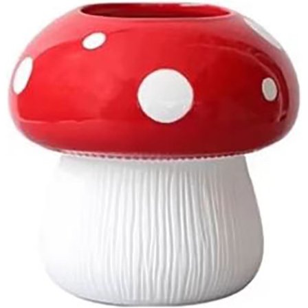 Penholder Svamp Penneholder Kontorbord Børsteopbevaringsboks Kreativ Bordopbevaring (12x11,5cm)