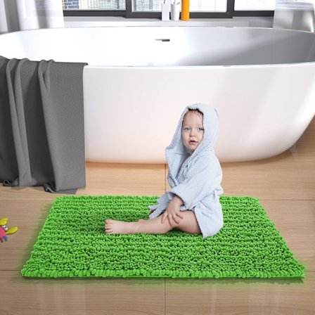 Badrumsmatta, 24 x 36 tum, grön