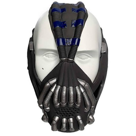 Bane Maske The Dark Knight Rises Cosplay Kostume Tilbehør PVC Rekvisitter Sort