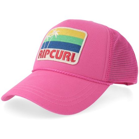 Rip Curl - Rosa trucker Keps - Mixed Revival Hot Pink A-frame Trucker @ Hatstore