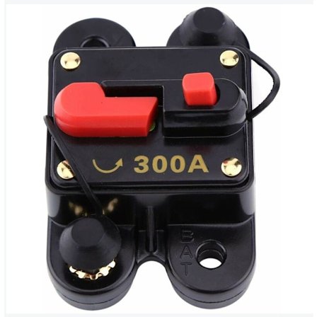 12V kretsbryter tilbakestill sikring for bil, hav, båt, sykkelstereo