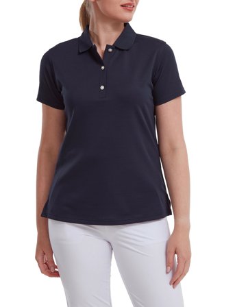 FootJoy Stretch Pique Solid - Navy - XS