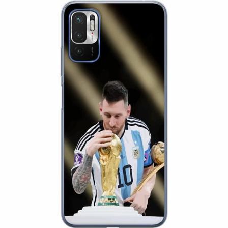 Xiaomi Redmi Note 10 5g Genomskinligt Skal Messi