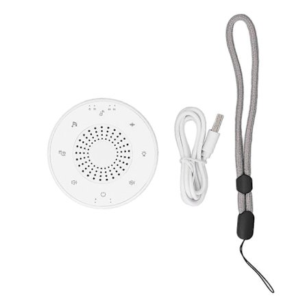 Hvid Støj Maskine med Åndedrætslys 30 Beroligende Lyde 30 60 90 Minutters Timer til Voksne Børn Sl