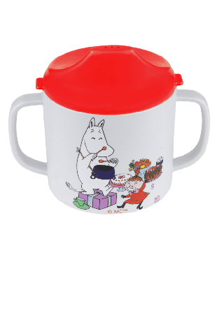 Mumin Lilla My, Pipmugg Mata & äta Unisex Röd ONESIZE