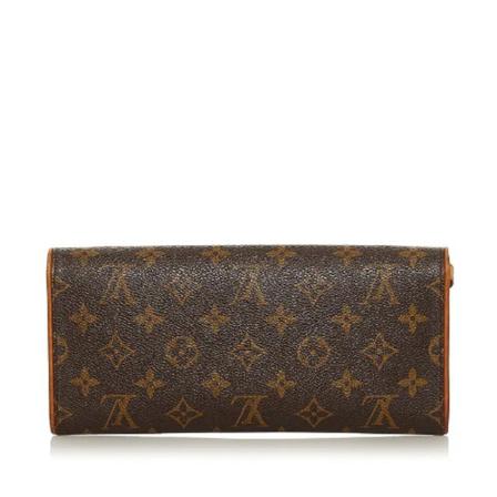 Louis Vuitton Vintage Pre-owned Canvas crossbody-tasker Brun, Dame Vintage Tasker, Størrelse: ONE Size
