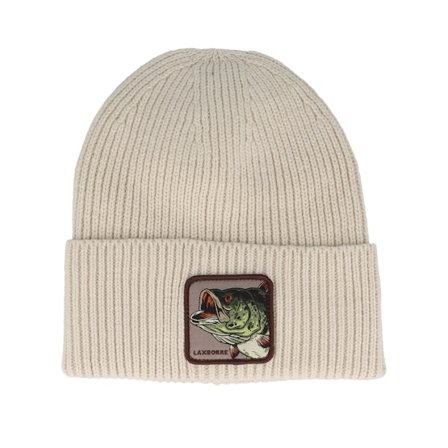 Skillfish - Beige cuff Mütze - Laxborre Recycled Sand Oversized Cuff @ Hatstore