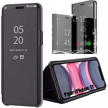 Beskyttelsescover - E.F.CONNECTION - til iPhone 11 - Hård - Sort - 360° beskyttelse