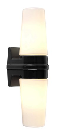 Ifö Electric Bernadotte Väggarmatur 2x40W, E14, IP44 Svart, Belysning