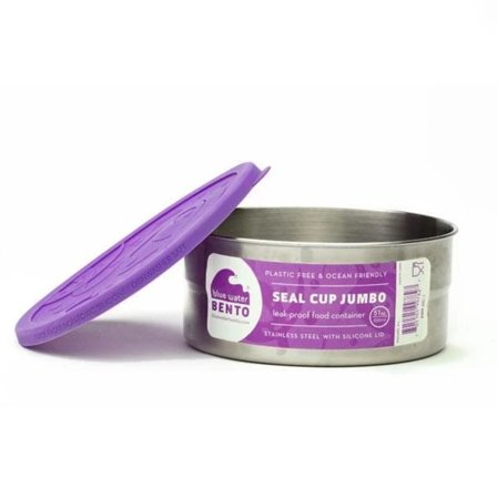 Ecolunchbox Seal Cup Jumbo eating utensils Purple OneSize