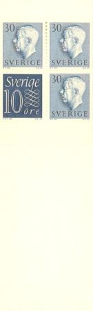 Sverige 1957 - MICHEL 3x 427D-E + 1x 430aD - Frimærkehæfte - Postfrisk
