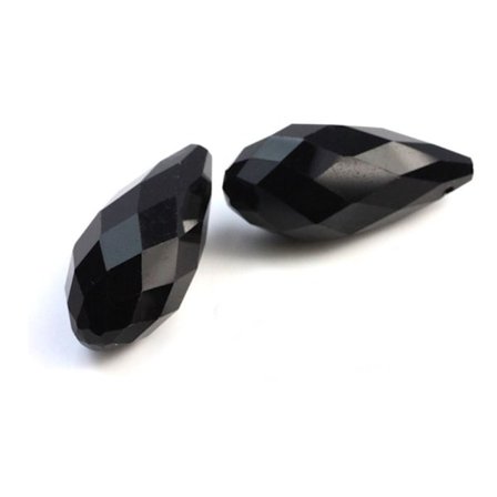 20st/ set Crystal Beads Teardrop Faceted Crystal 07 07