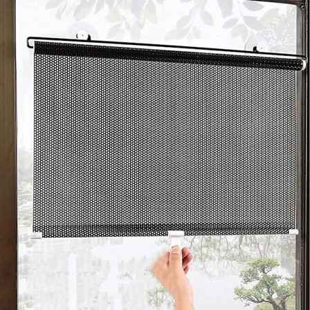 (40x60cm/16x24in) Solbeskyttende sugekop rulleblind, ingen boring