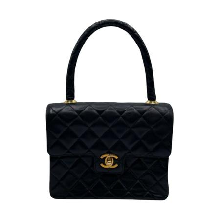 Chanel Vintage Pre-owned Matelassée Tas , Zwart , Dames , Maat: ONE Size Vintage Tassen