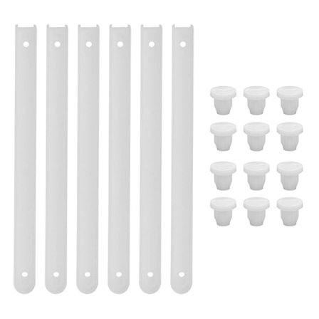 3 Set Vit Låda Rullskivor Låda Glider Tangentbord Brickor Glider Byrå Låda Glider Låda Glid Spår