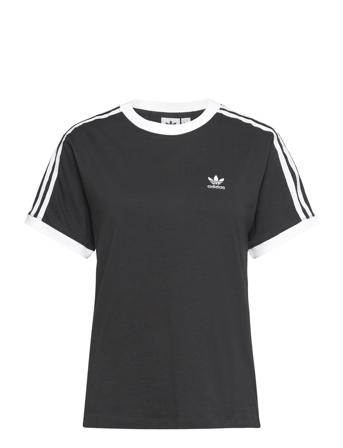 3 Stripes Tee T-shirts & Tops Short-sleeved Svart Adidas Originals*Betinget Tilbud