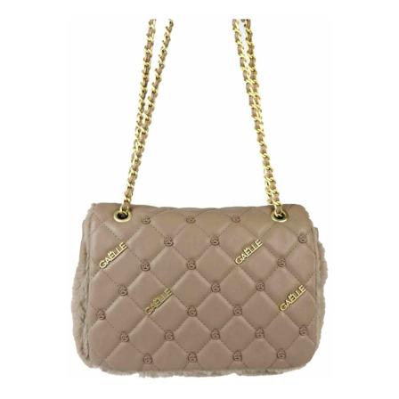 Gaëlle Paris, Shoulder Bags Beżowy, Kobieta, Rozmiar: ONE Size