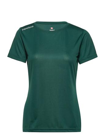 Women Core Functional T-Shirt S/S T-shirt Top Grøn Newline