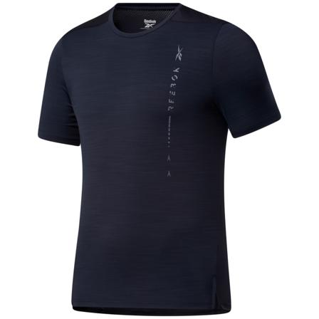 Reebok Men's TS Activchill Graphic Move Tee Q1 Men Short sleeved fitness sweater Black S