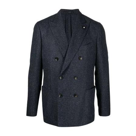 Lardini, Lardini Jackets Blue Blauw, Heren, Maat:M