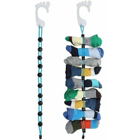 Sock Organizer, Sock Organizer, Sock Cleaning Tool för tvätt, torkning och förvaring av par av strumpor utan sortering eller matchning