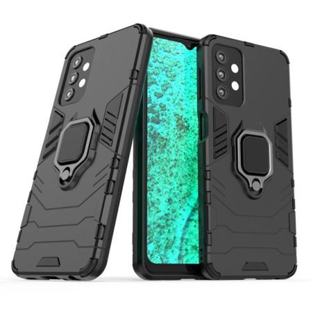 Samsung A33 5G Støtsikker veske med ThinArmor ringholder Black