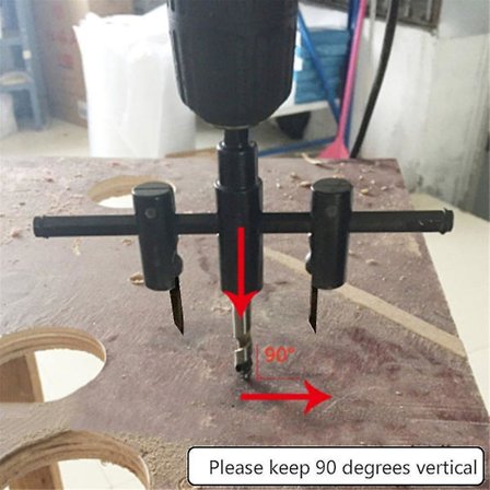 Metall-legering stål tresirkel hullsag borbitt kutter