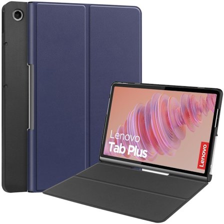 SKALO Lenovo Tab Plus 11.5" Duofold PU-Nahkakotelo - Sininen