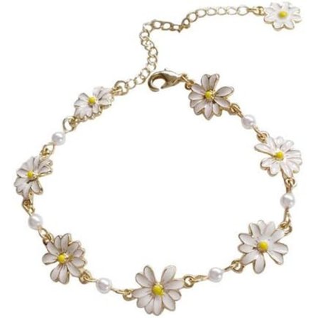 Daisy Blomma Kvinder Kobber Armbånd Smykker til Kvinder Piger Fødselsdag_jar